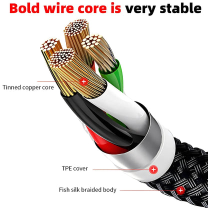 VibeWatt™ Univerzální magnetický kabel 3v1 s rychlonabíjením