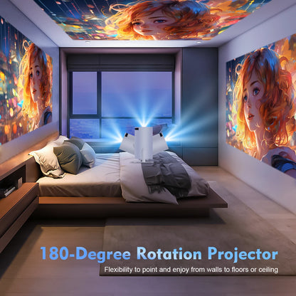 VibeWatt™ Přenosný Smart LED Projektor HY300 Pro
