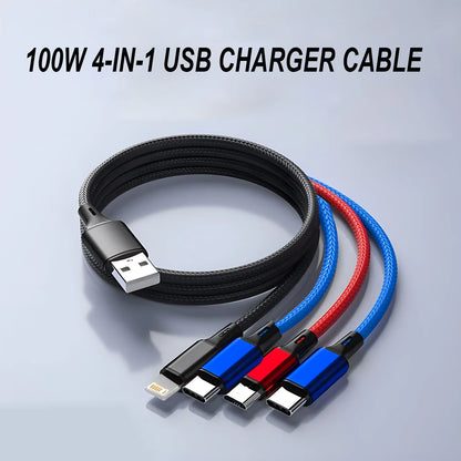 VibeWatt™ Univerzální magnetický kabel 3v1 s rychlonabíjením