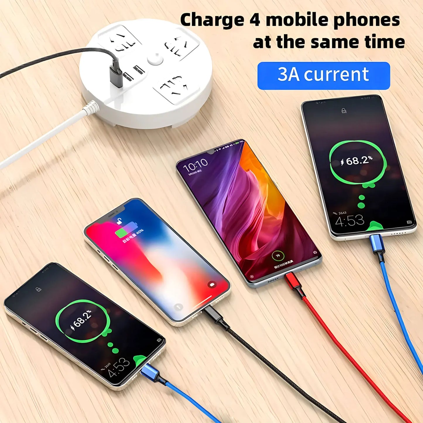 VibeWatt™ Univerzální magnetický kabel 3v1 s rychlonabíjením