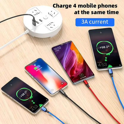 VibeWatt™ Univerzální magnetický kabel 3v1 s rychlonabíjením