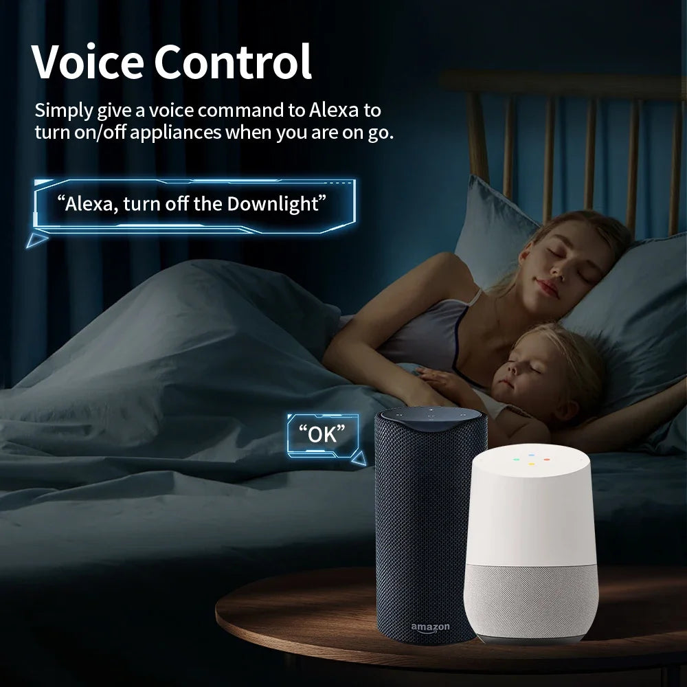 VibeWatt™ Chytrá Wi-Fi zásuvka s měřením spotřeby