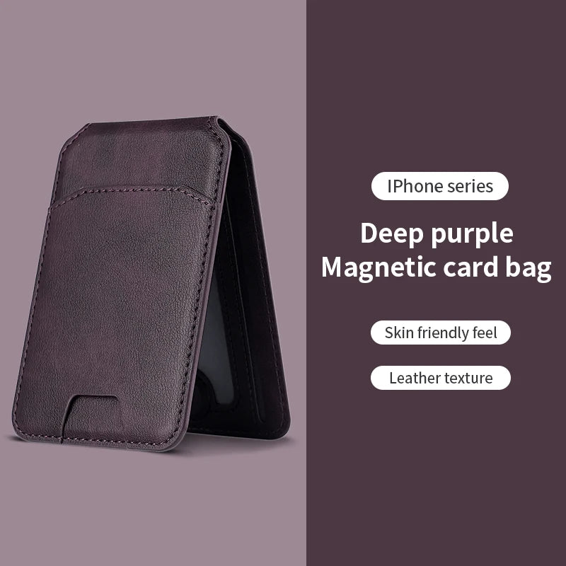 VibeWatt™ LuxLeather MagSafe peněženka na karty