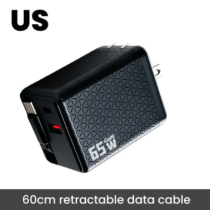 VibeWatt™ GaN Tech – 65W rychlonabíječka