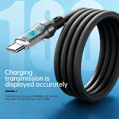 VibeWatt™ Premium LED Display USB-C Kabel (100W/120W)