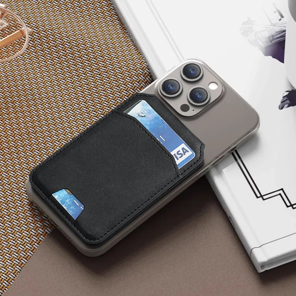 VibeWatt™ LuxLeather MagSafe peněženka na karty