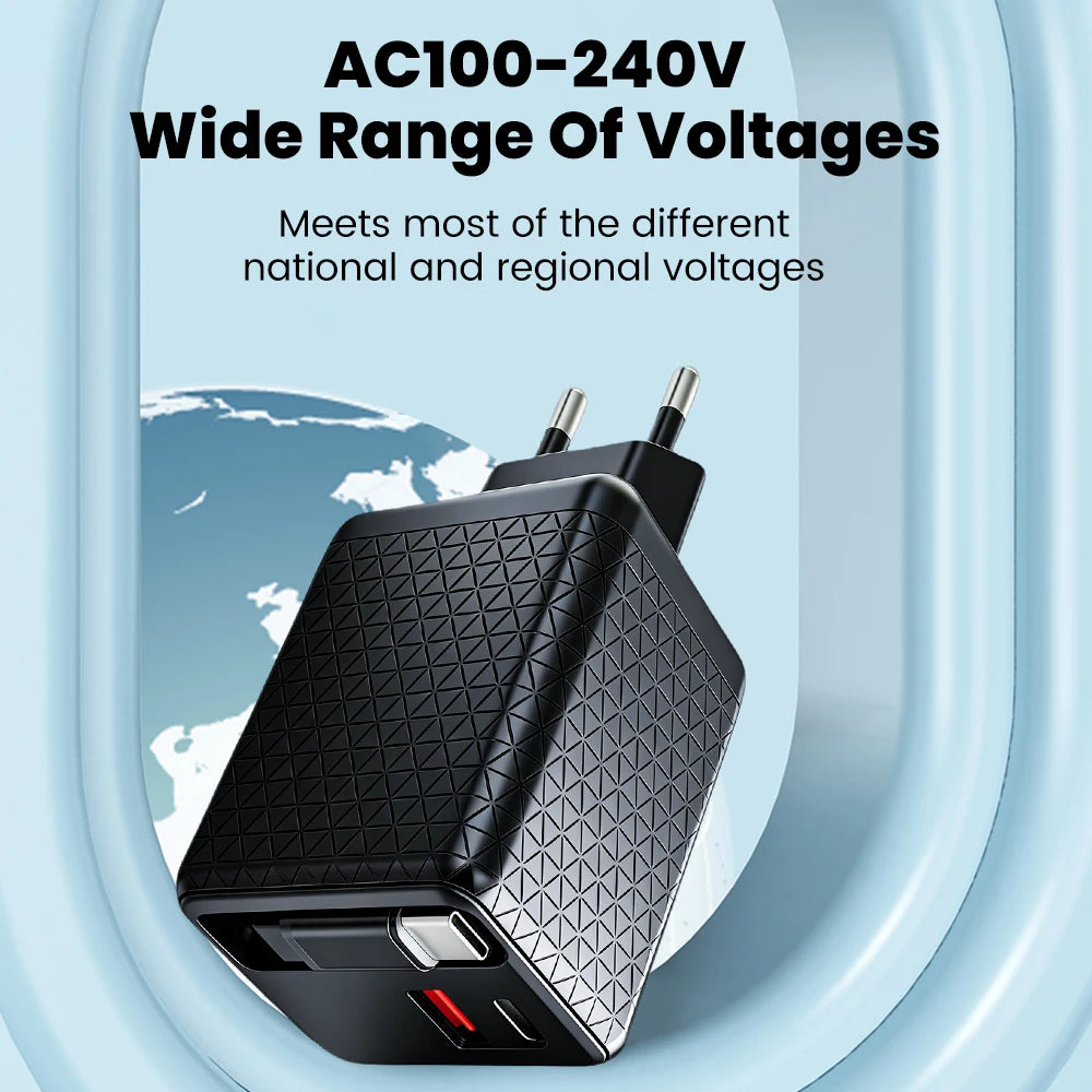 VibeWatt™ GaN Tech – 65W rychlonabíječka