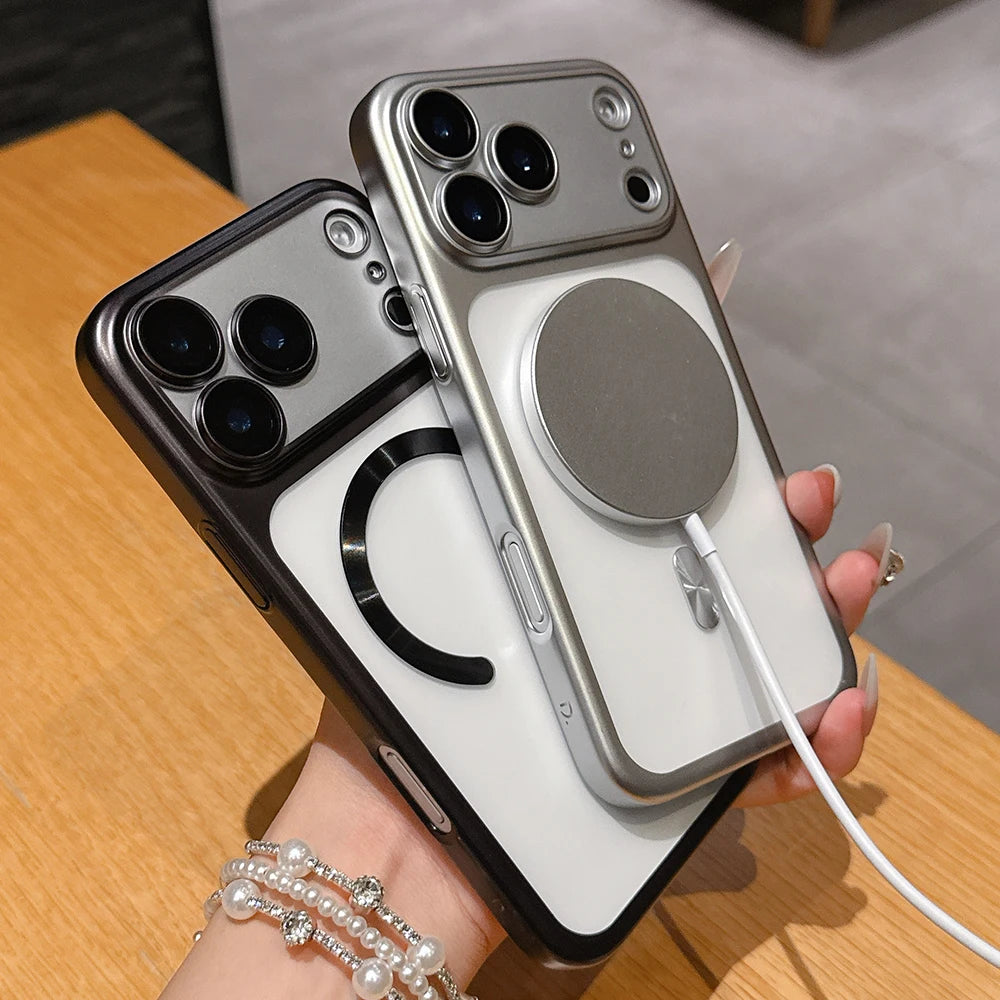 VibeWatt™ LuxMatte Translucent MagSafe Pouzdro